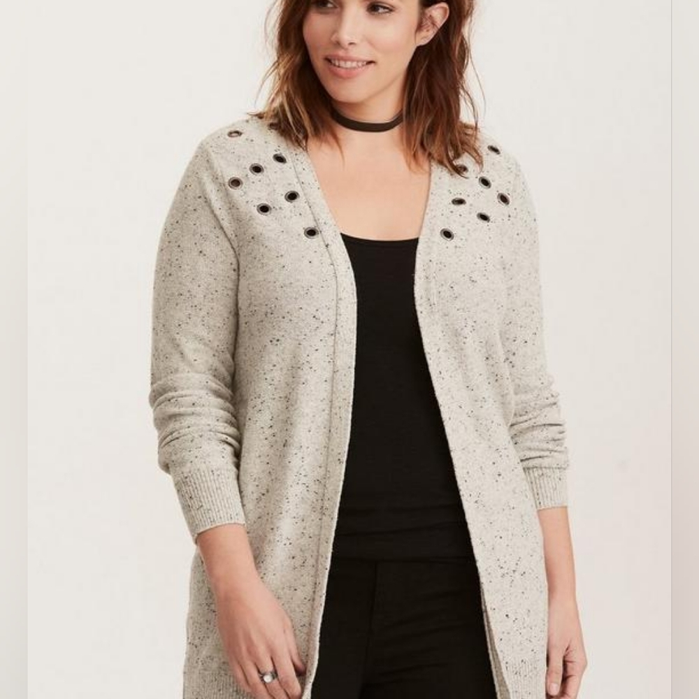 Torrid Grommet Detail Cardigan